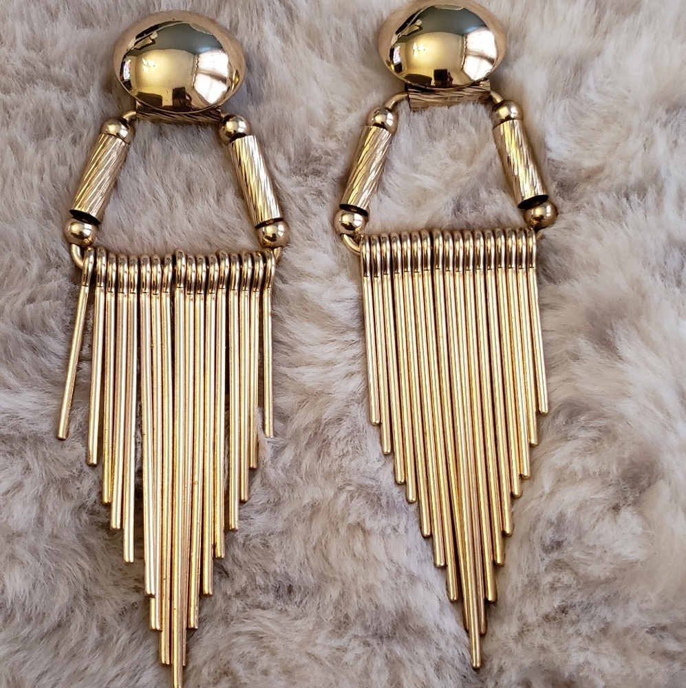 Aldo gold earrings